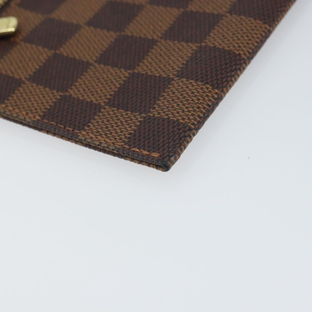 LOUIS VUITTON Damier Ebene Clifton Pouch N51149 LV Auth 163816
