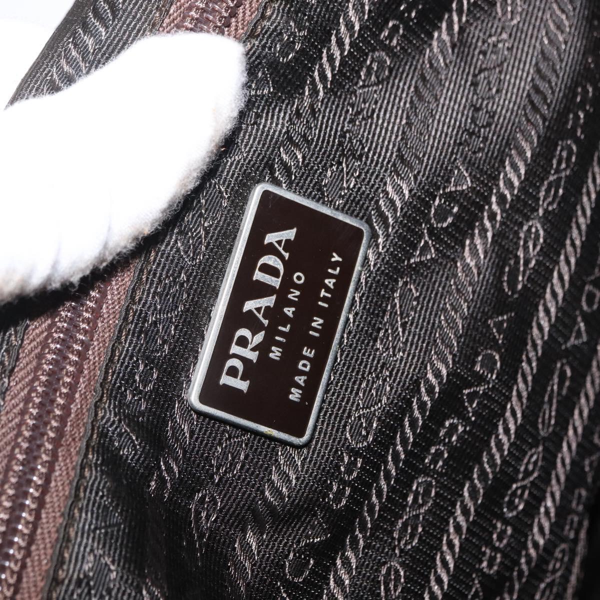 PRADA Backpack Nylon Green Silver Auth 163822