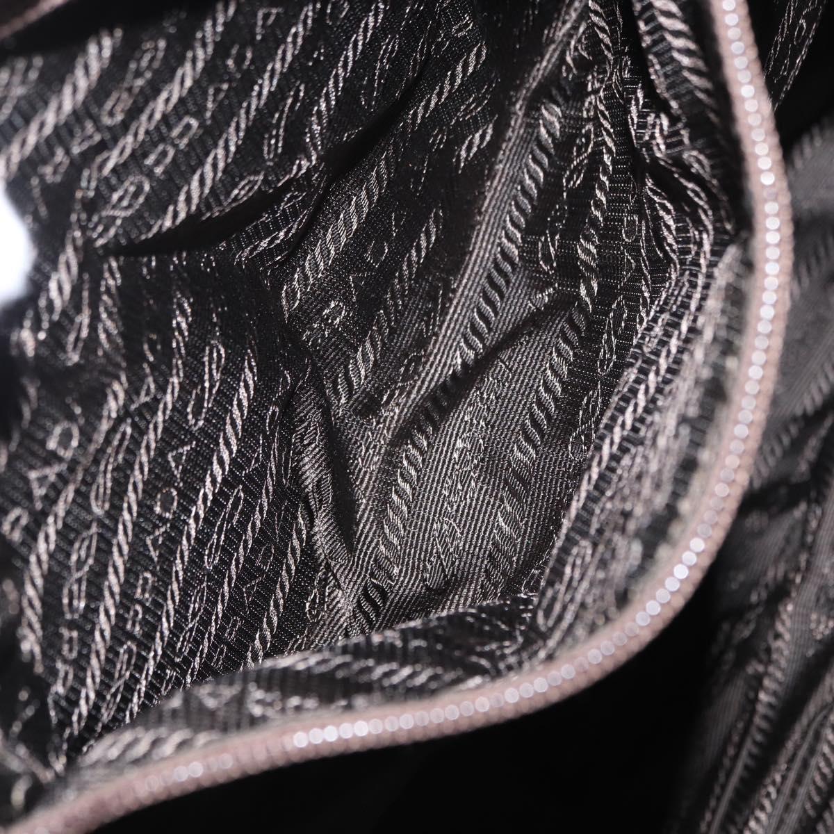 PRADA Backpack Nylon Green Silver Auth 163822