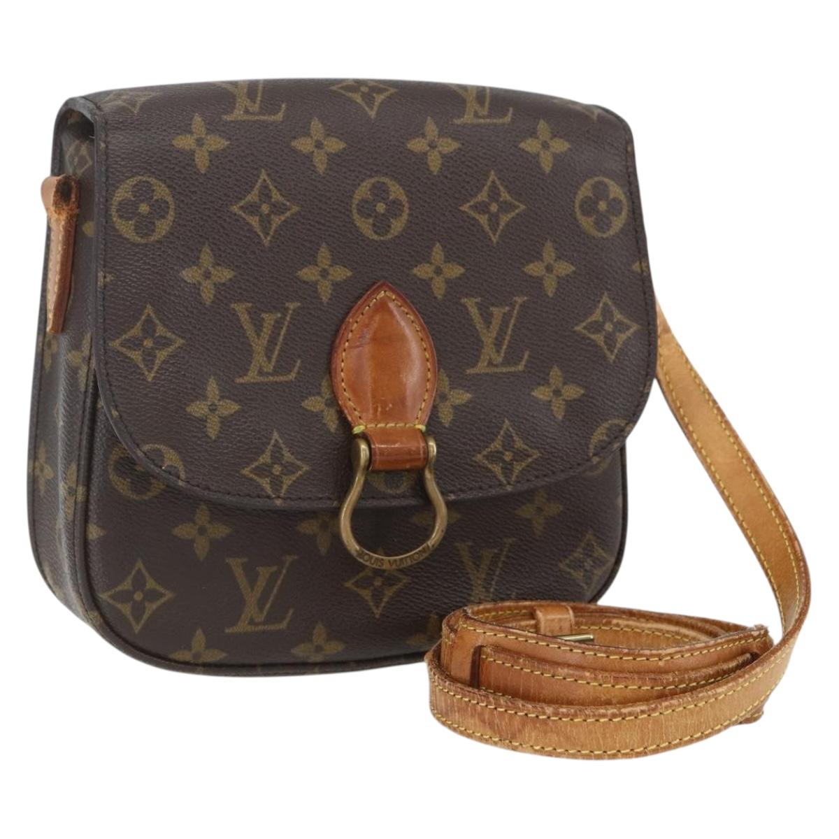 LOUIS VUITTON Monogram Saint Cloud MM Shoulder Bag M51243 LV Auth 163824