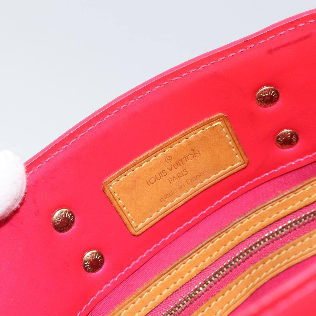 LOUIS VUITTON Monogram Vernis Reade PM Bag Fuchsia Pink M91221 LV Auth 163846