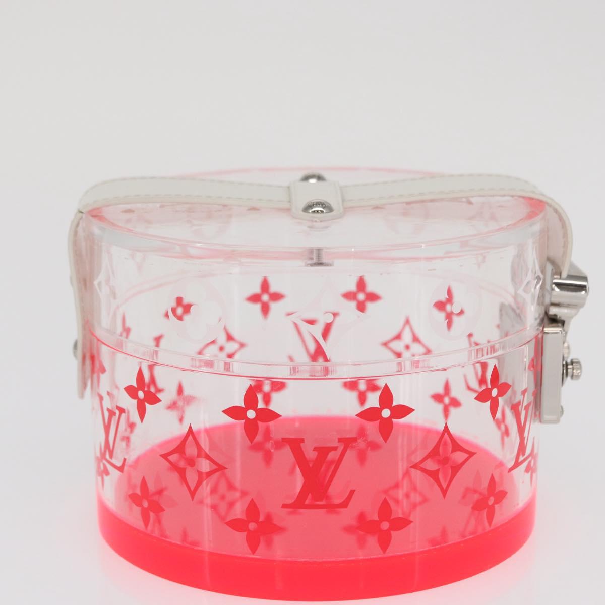 LOUIS VUITTON Boite Scott Accessory Case plastic Clear LV Auth 163855V