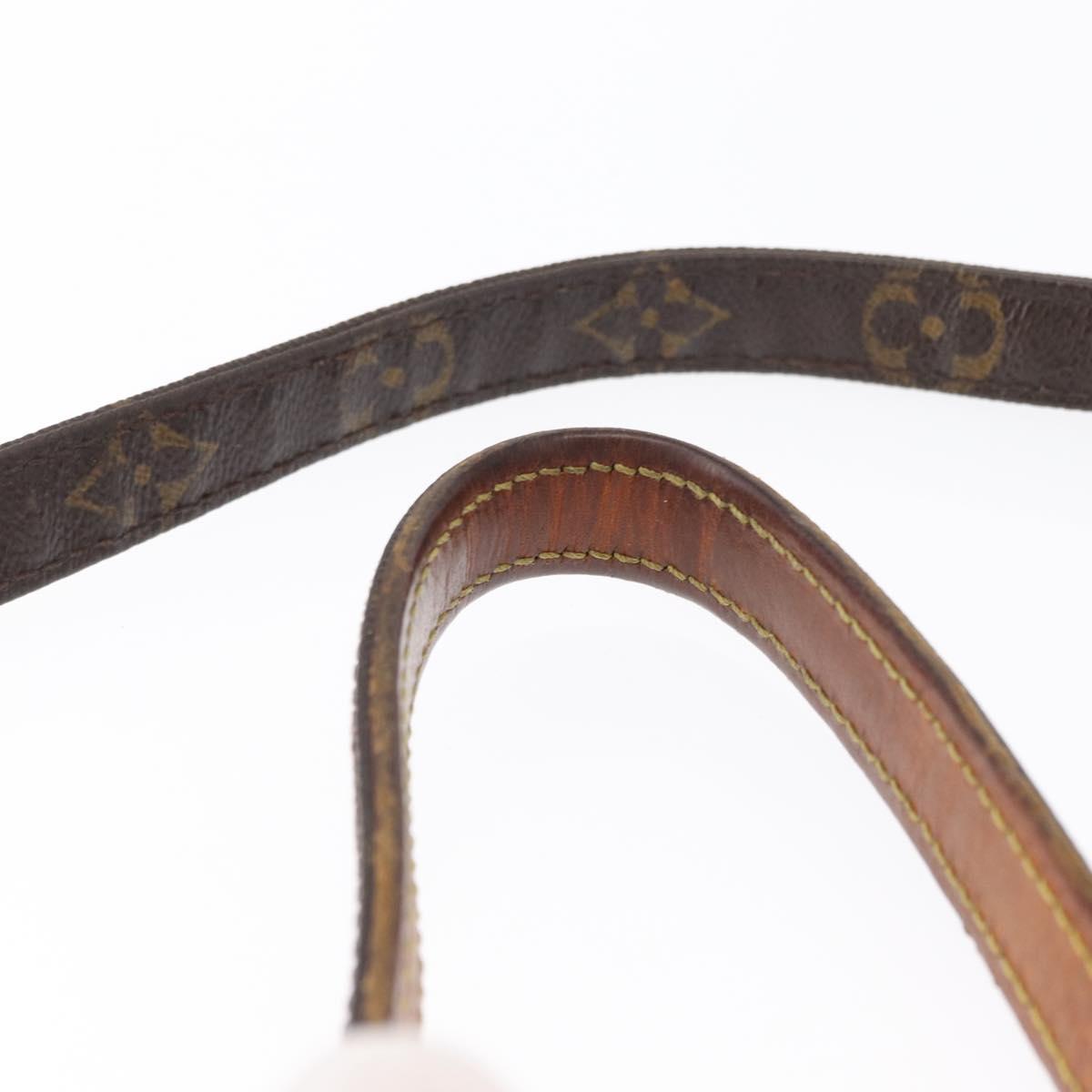 LOUIS VUITTON Less Baxter MM Collier Baxter MM Dog Leash 2 Set LV Auth 163856