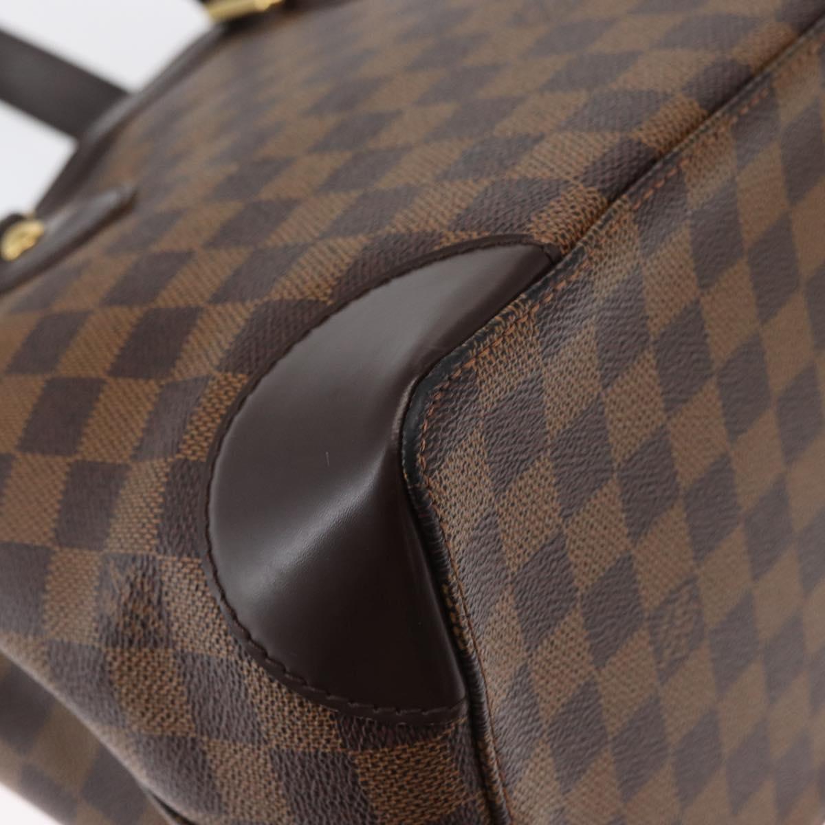 LOUIS VUITTON Damier Ebene Hampstead PM Tote Bag N51205 LV Auth 163885V