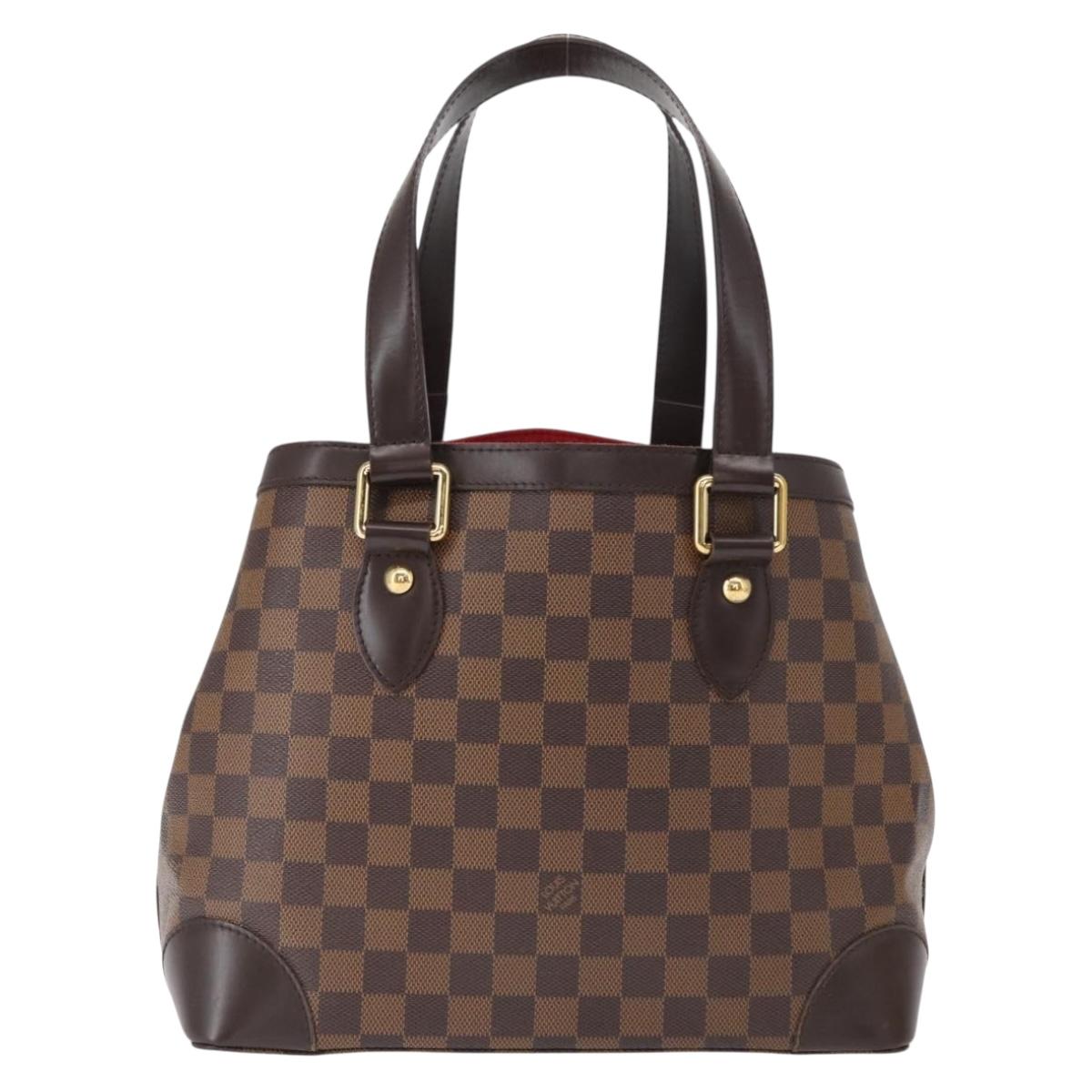 LOUIS VUITTON Damier Ebene Hampstead PM Tote Bag N51205 LV Auth 163885V