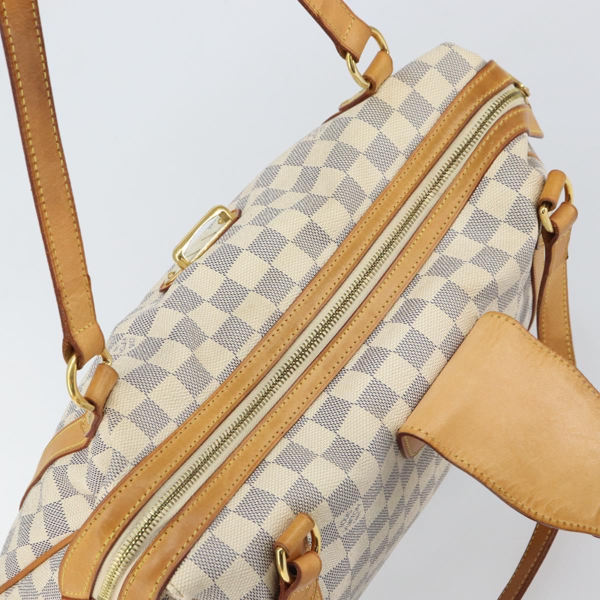 LOUIS VUITTON Damier Azur Stresa PM Tote Bag M51188 LV Auth 163889A