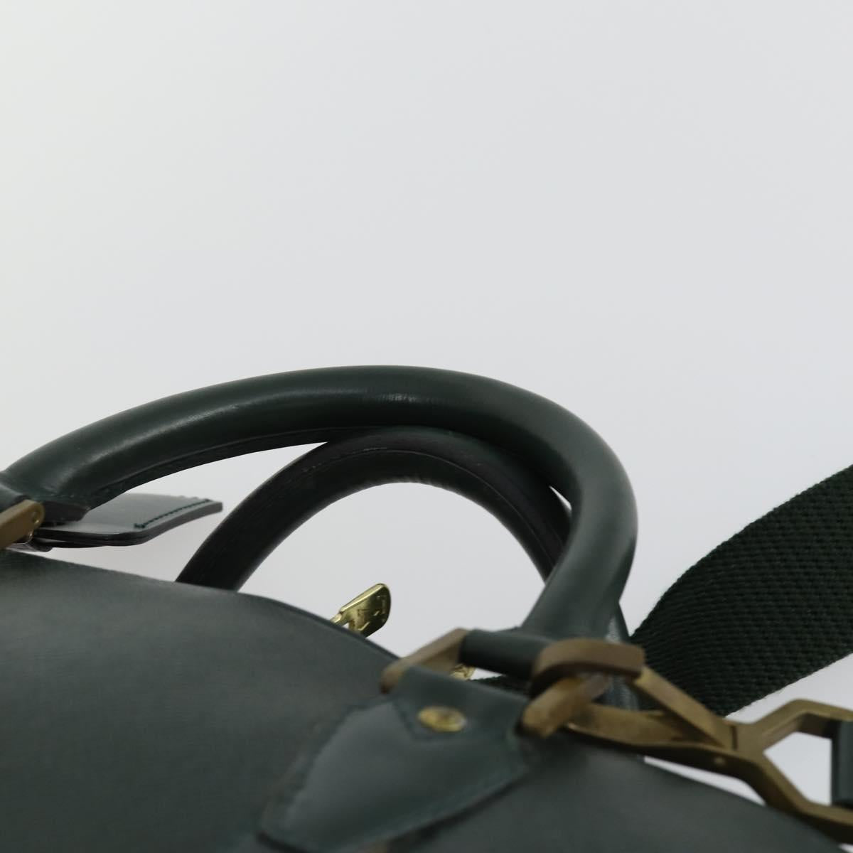 LOUIS VUITTON Taiga Elanga An Poche Boston Bag Acajou M30104 LV Auth 163911