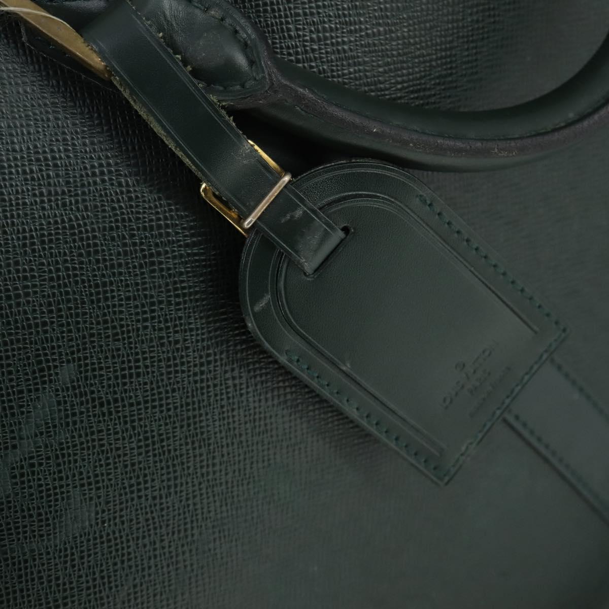 LOUIS VUITTON Taiga Elanga An Poche Boston Bag Acajou M30104 LV Auth 163911