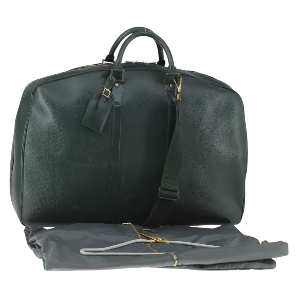 LOUIS VUITTON Taiga Elanga An Poche Boston Bag Acajou M30104 LV Auth 163911