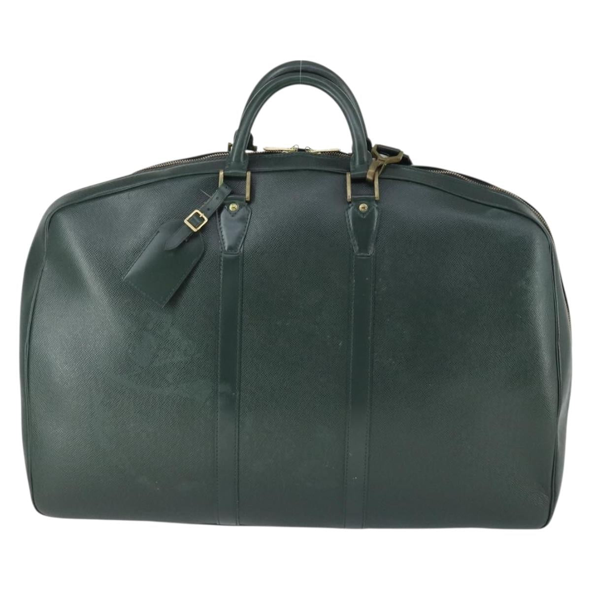 LOUIS VUITTON Taiga Elanga An Poche Boston Bag Acajou M30104 LV Auth 163911