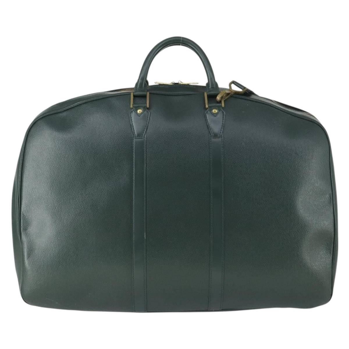 LOUIS VUITTON Taiga Elanga An Poche Boston Bag Acajou M30104 LV Auth 163911