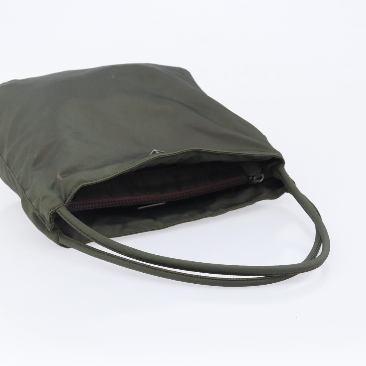 PRADA Hand Bag Nylon 5 Set Khaki Auth 163940