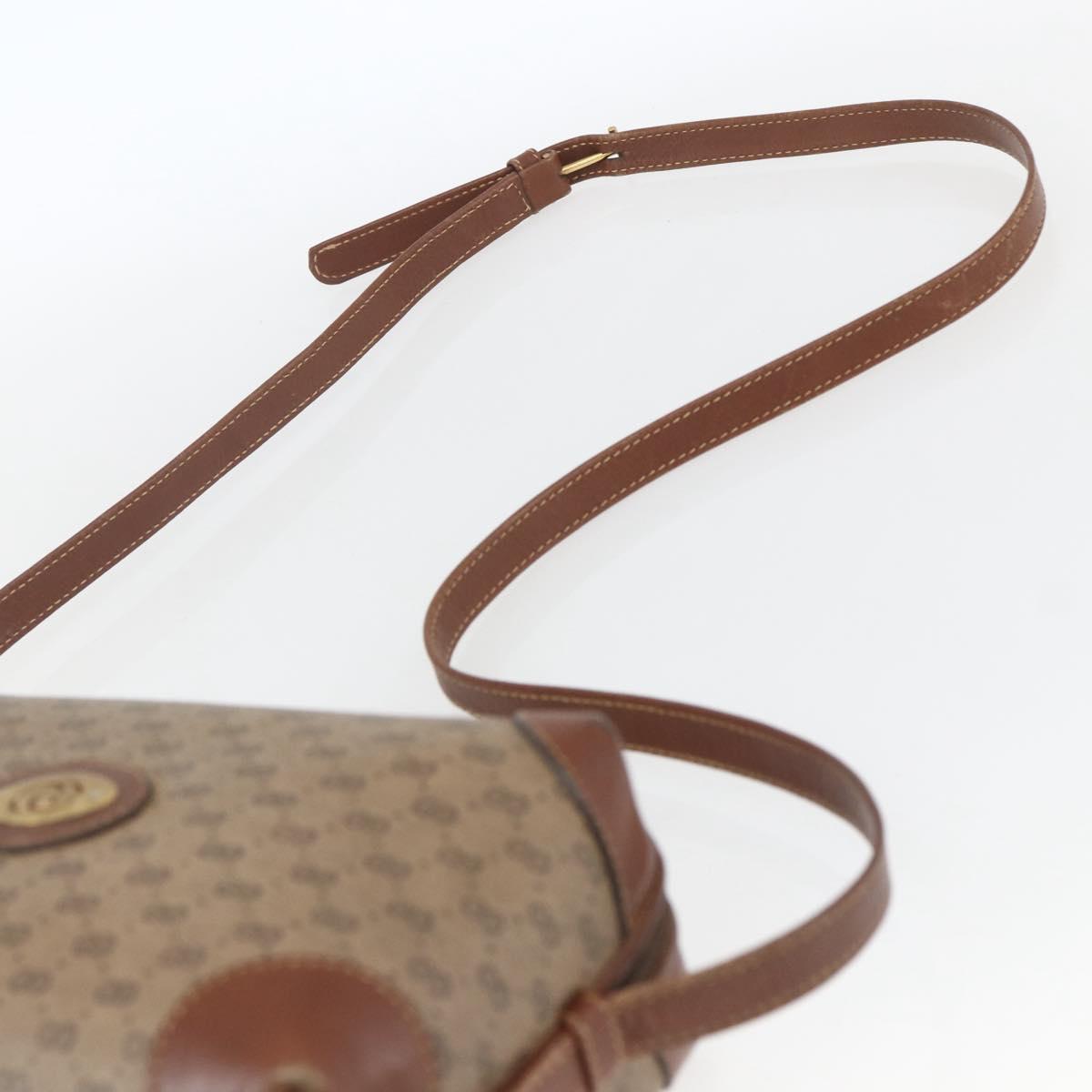GUCCI Micro GG Supreme Shoulder Bag PVC Beige Gold 007 101 5294 Auth 163950