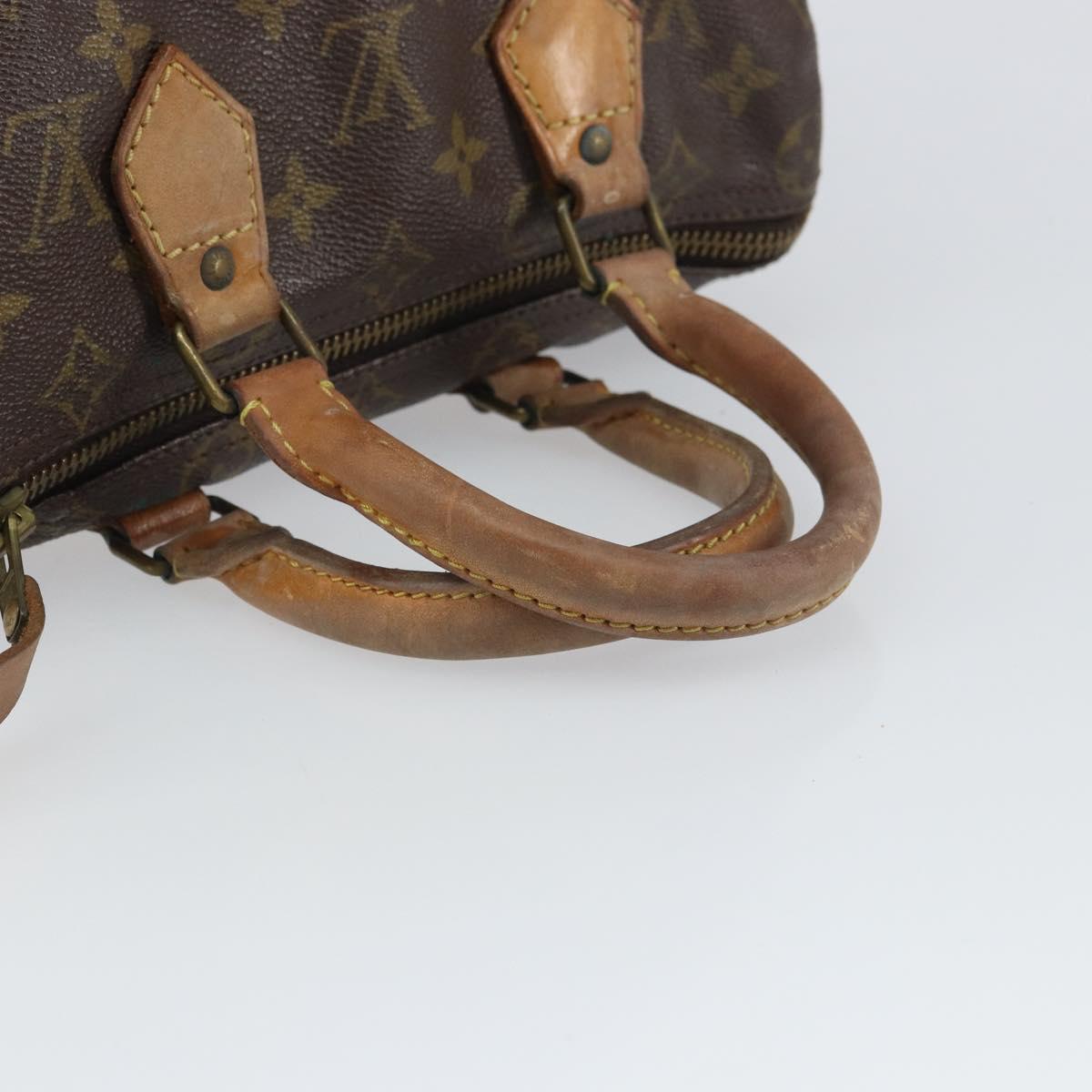 LOUIS VUITTON Monogram Speedy 25 Hand Bag M41528 LV Auth 163965
