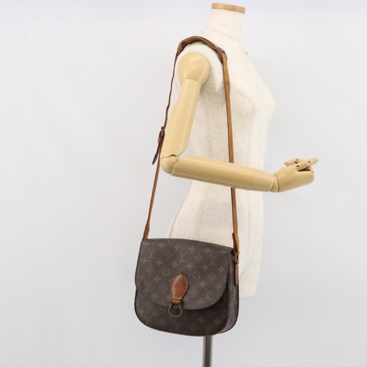 LOUIS VUITTON Monogram Saint Cloud GM Shoulder Bag M51242 LV Auth 163966