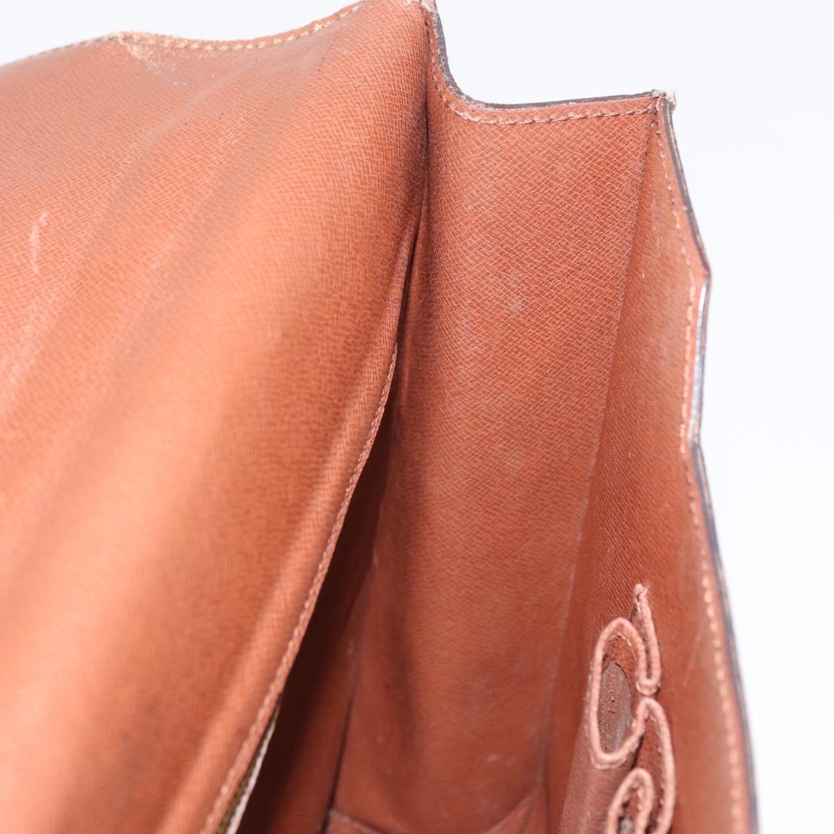 LOUIS VUITTON Monogram Porte Documents Bandouliere Bag M53338 LV Auth 163970