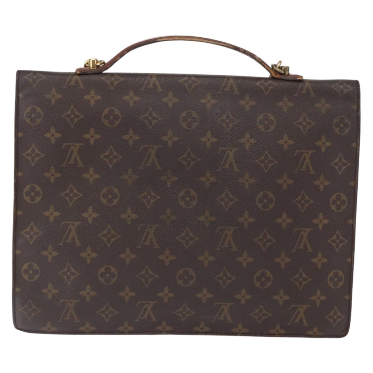 LOUIS VUITTON Monogram Porte Documents Bandouliere Bag M53338 LV Auth 163970