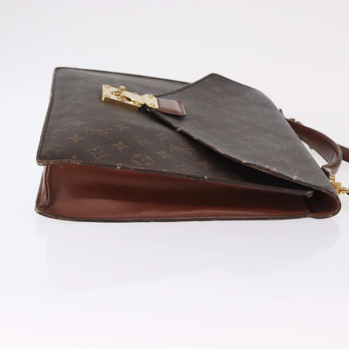 LOUIS VUITTON Monogram Porte Documents Bandouliere Bag M53338 LV Auth 163970
