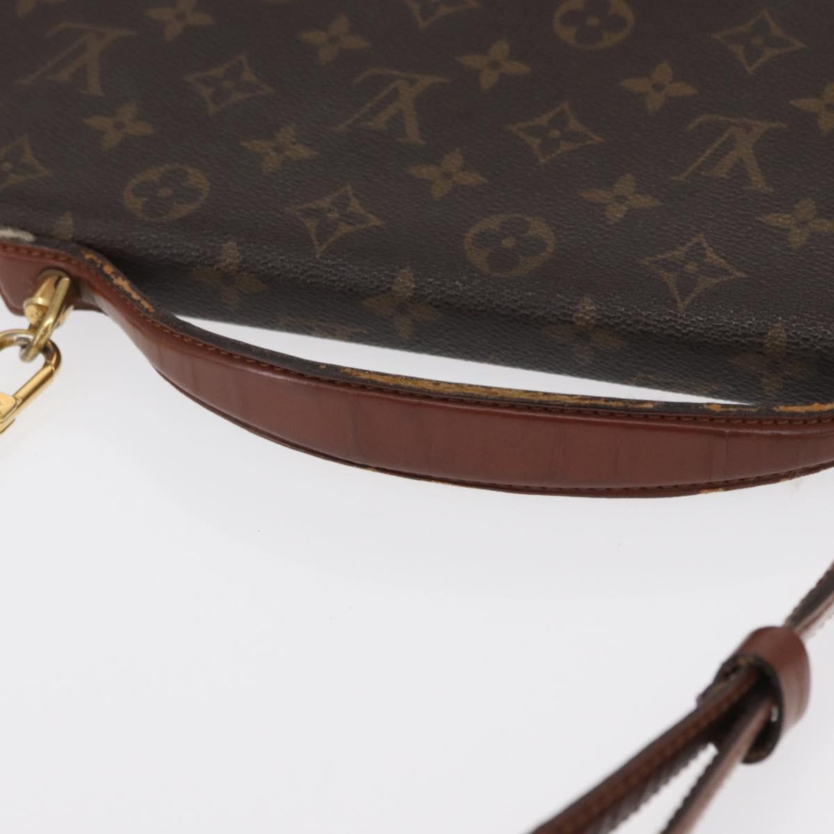 LOUIS VUITTON Monogram Porte Documents Bandouliere Bag M53338 LV Auth 163970