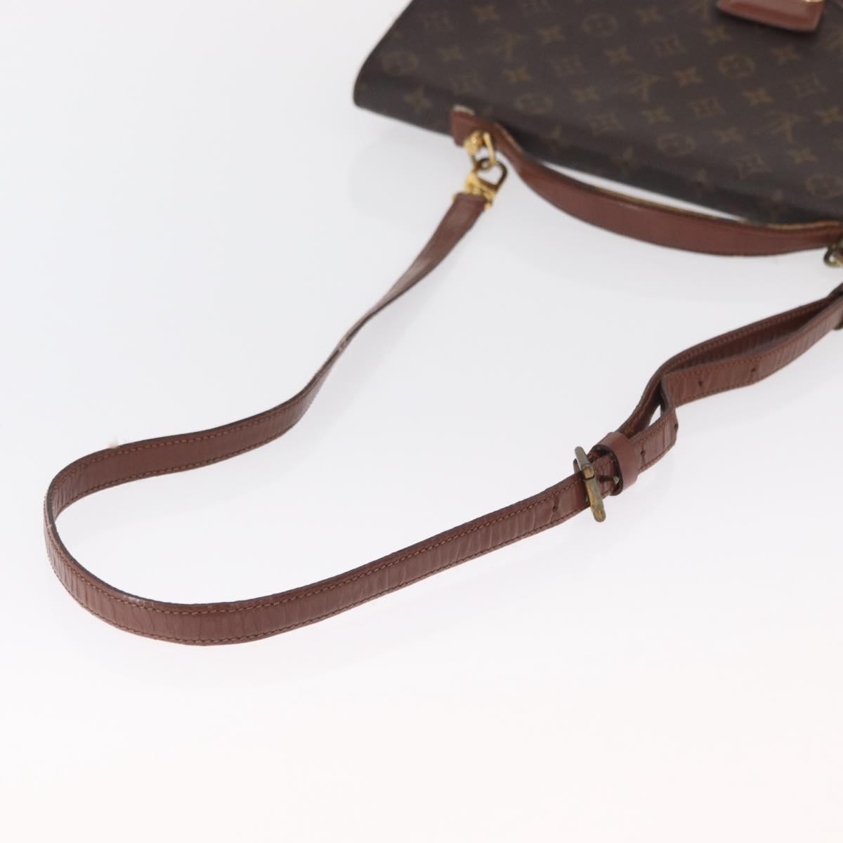 LOUIS VUITTON Monogram Porte Documents Bandouliere Bag M53338 LV Auth 163970