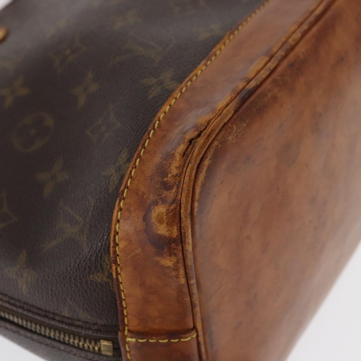LOUIS VUITTON Monogram Alma Hand Bag M51130 LV Auth 163971