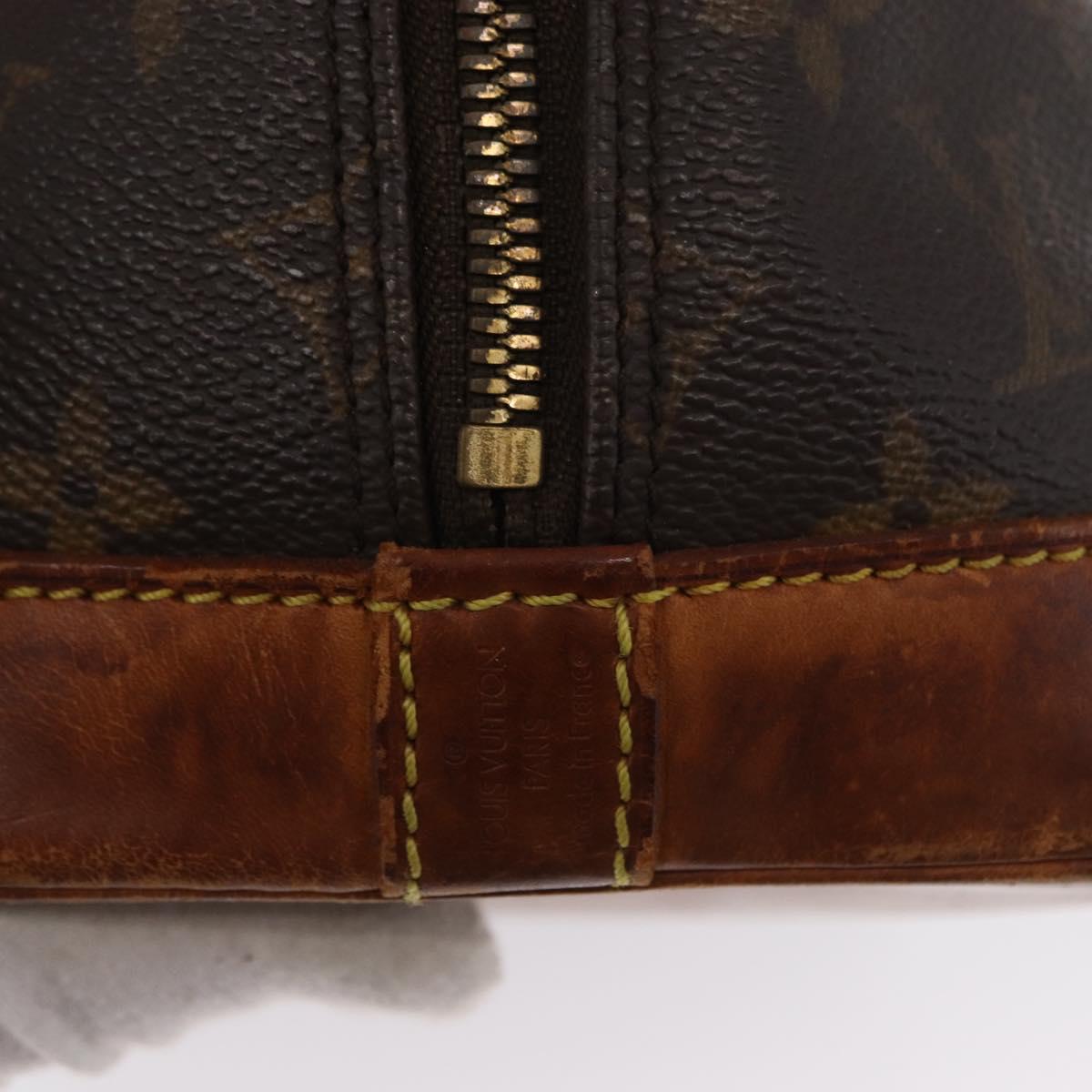 LOUIS VUITTON Monogram Alma Hand Bag M51130 LV Auth 163971