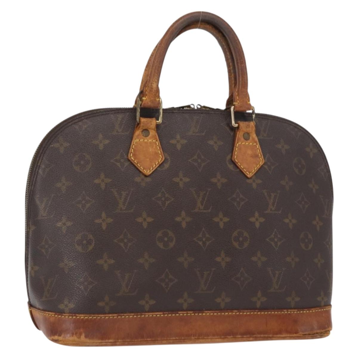 LOUIS VUITTON Monogram Alma Hand Bag M51130 LV Auth 163971