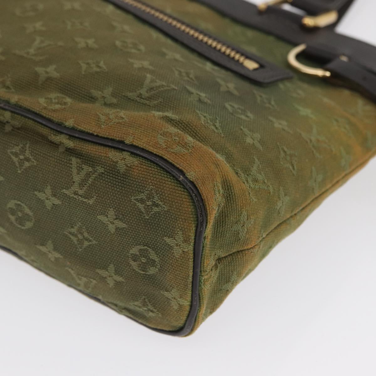 LOUIS VUITTON Monogram Mini Lucille PM Hand Bag TST Khaki M92682 LV Auth 163972
