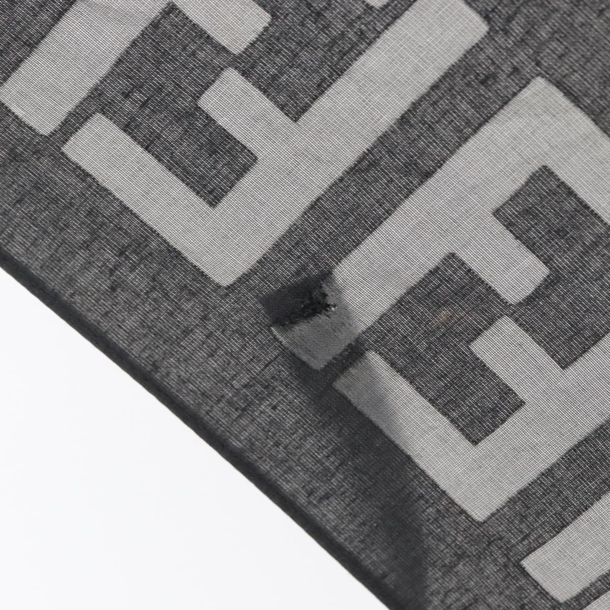 FENDI Zucca Canvas Umbrella Nylon Black Auth 163979