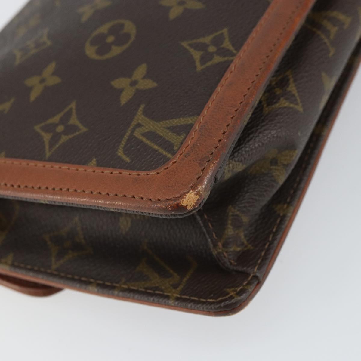 LOUIS VUITTON Monogram Pochette Dam GM Clutch Bag M51810 LV Auth 163988
