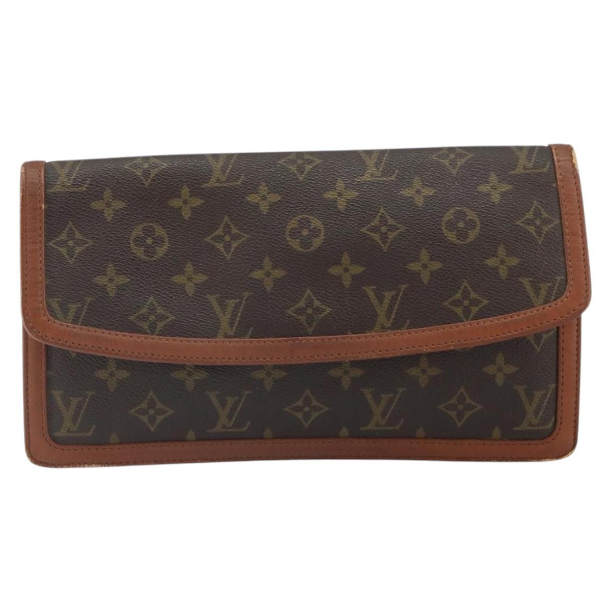 LOUIS VUITTON Monogram Pochette Dam GM Clutch Bag M51810 LV Auth 163988