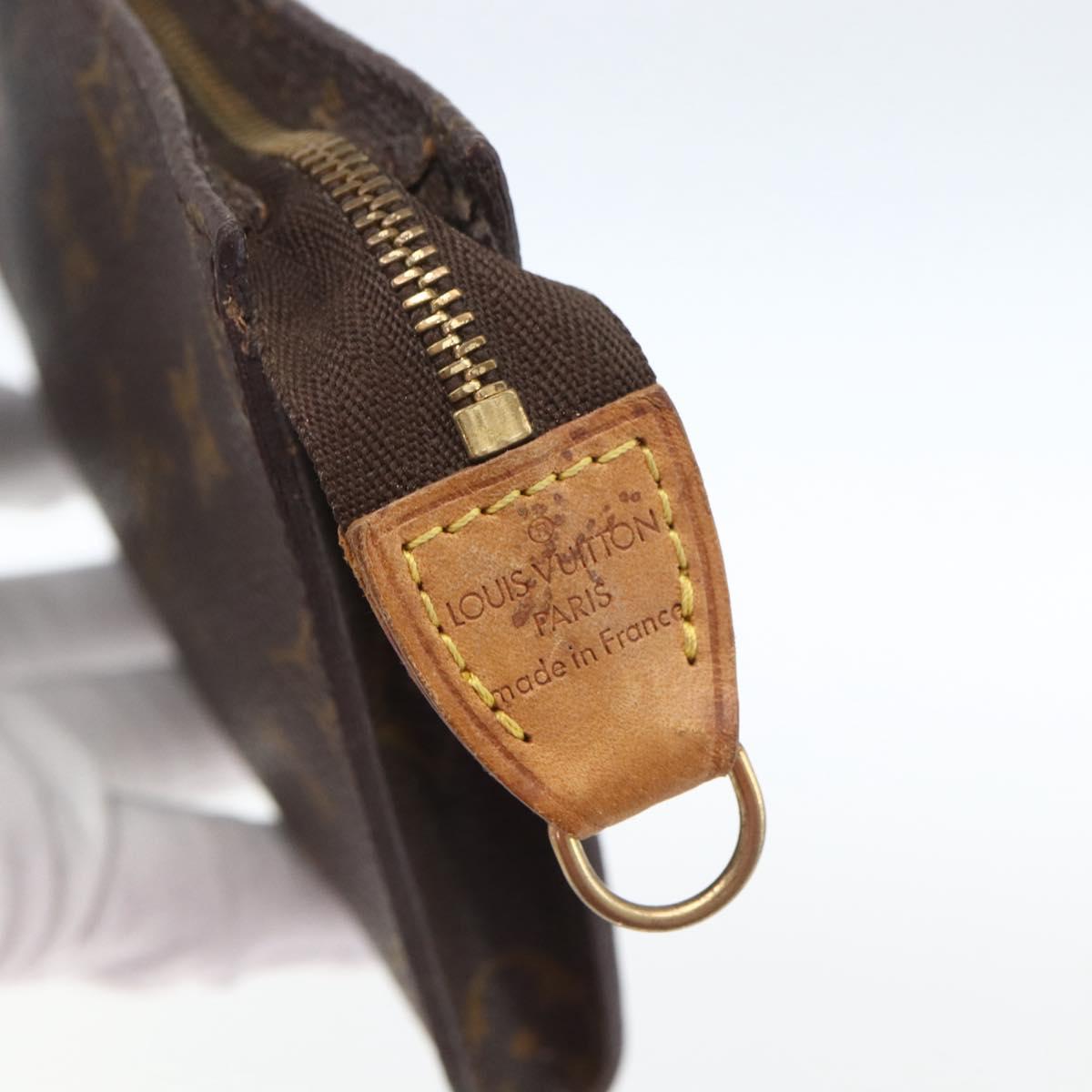 LOUIS VUITTON Monogram Bucket PM Accessory Pouch LV Auth 163996