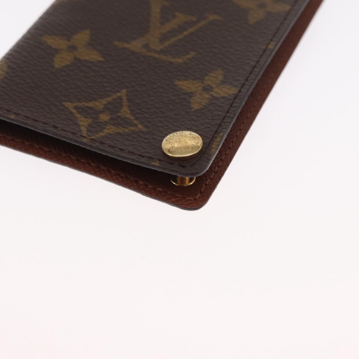 LOUIS VUITTON Monogram Porto Cartes Crdit Pression Card Case M60937 Auth 163997