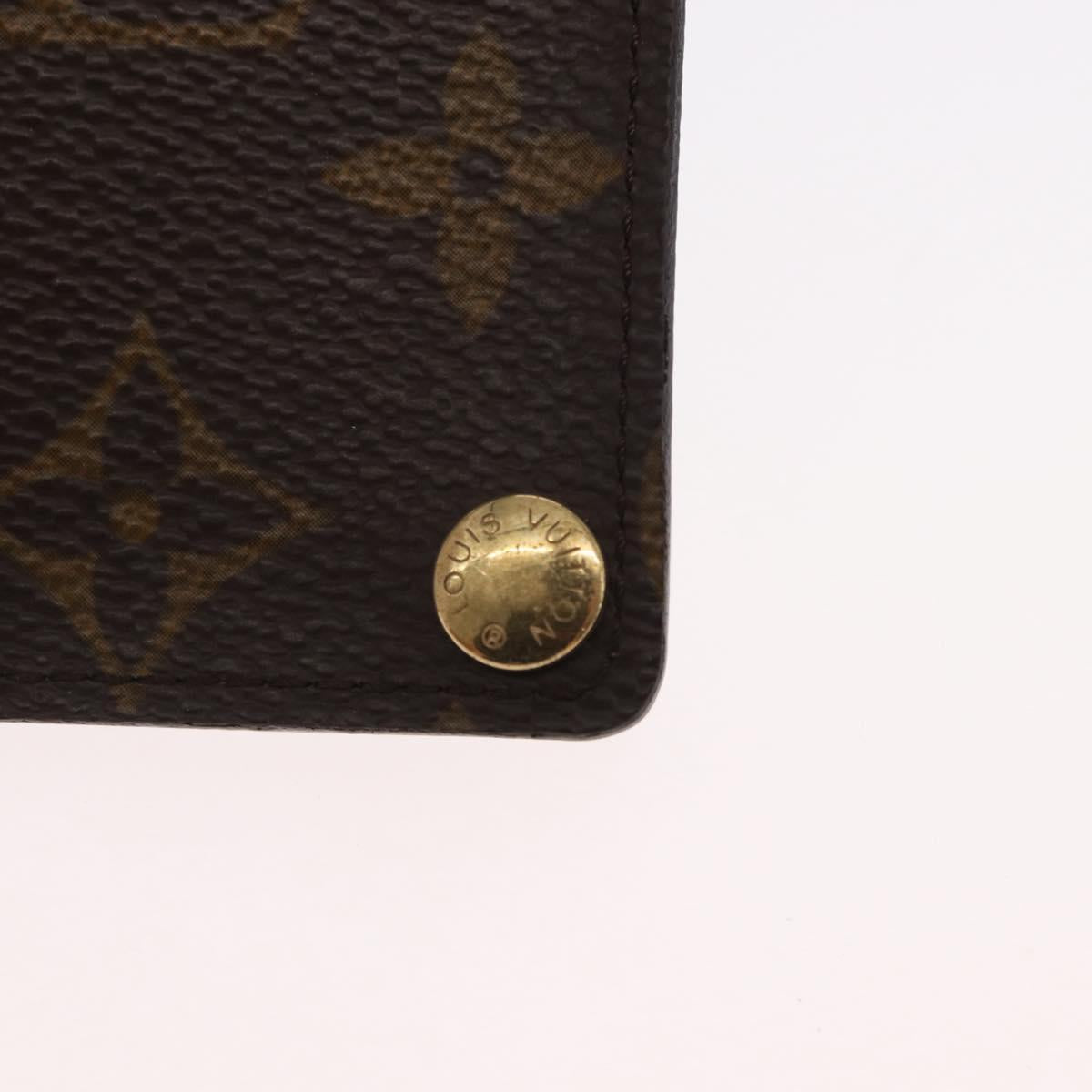 LOUIS VUITTON Monogram Porto Cartes Crdit Pression Card Case M60937 Auth 163997