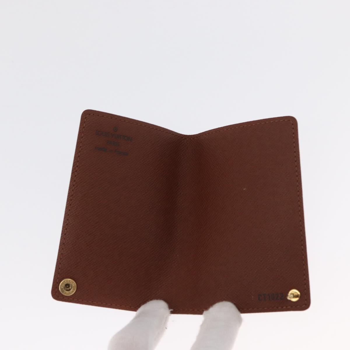 LOUIS VUITTON Monogram Porto Cartes Crdit Pression Card Case M60937 Auth 163997