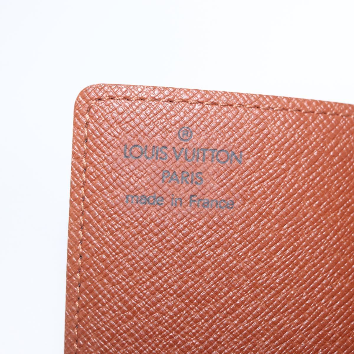 LOUIS VUITTON Monogram Porto Cartes Crdit Pression Card Case M60937 Auth 163997