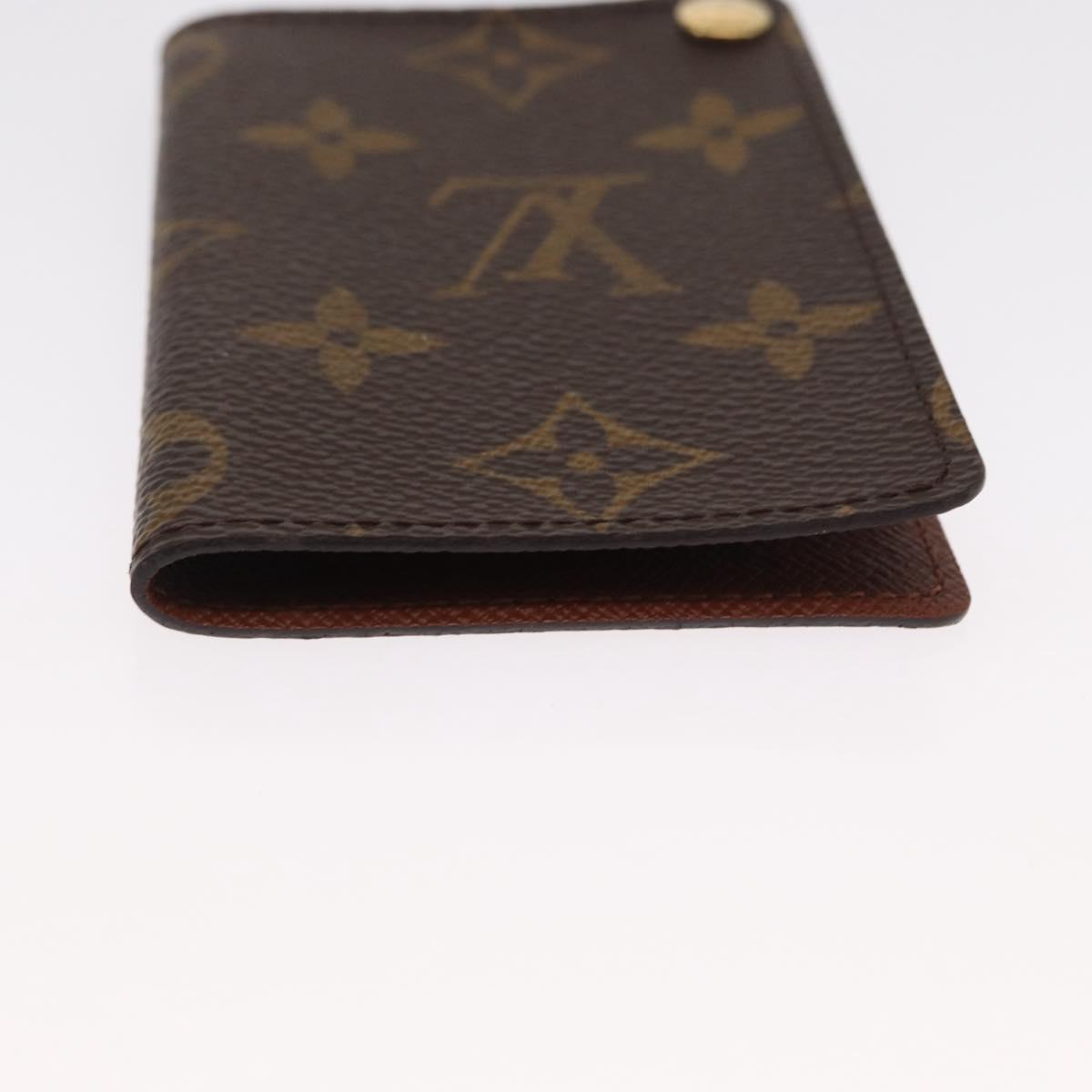 LOUIS VUITTON Monogram Porto Cartes Crdit Pression Card Case M60937 Auth 163997