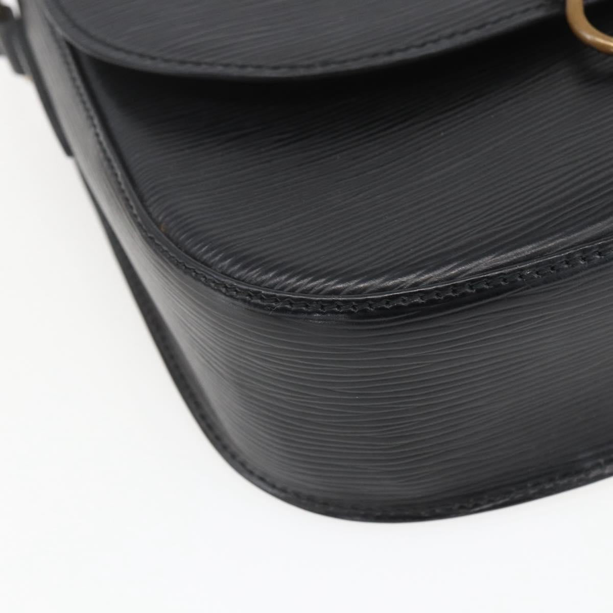 LOUIS VUITTON Epi Saint Cloud GM Shoulder Bag Black Noir M52192 LV Auth 164013A
