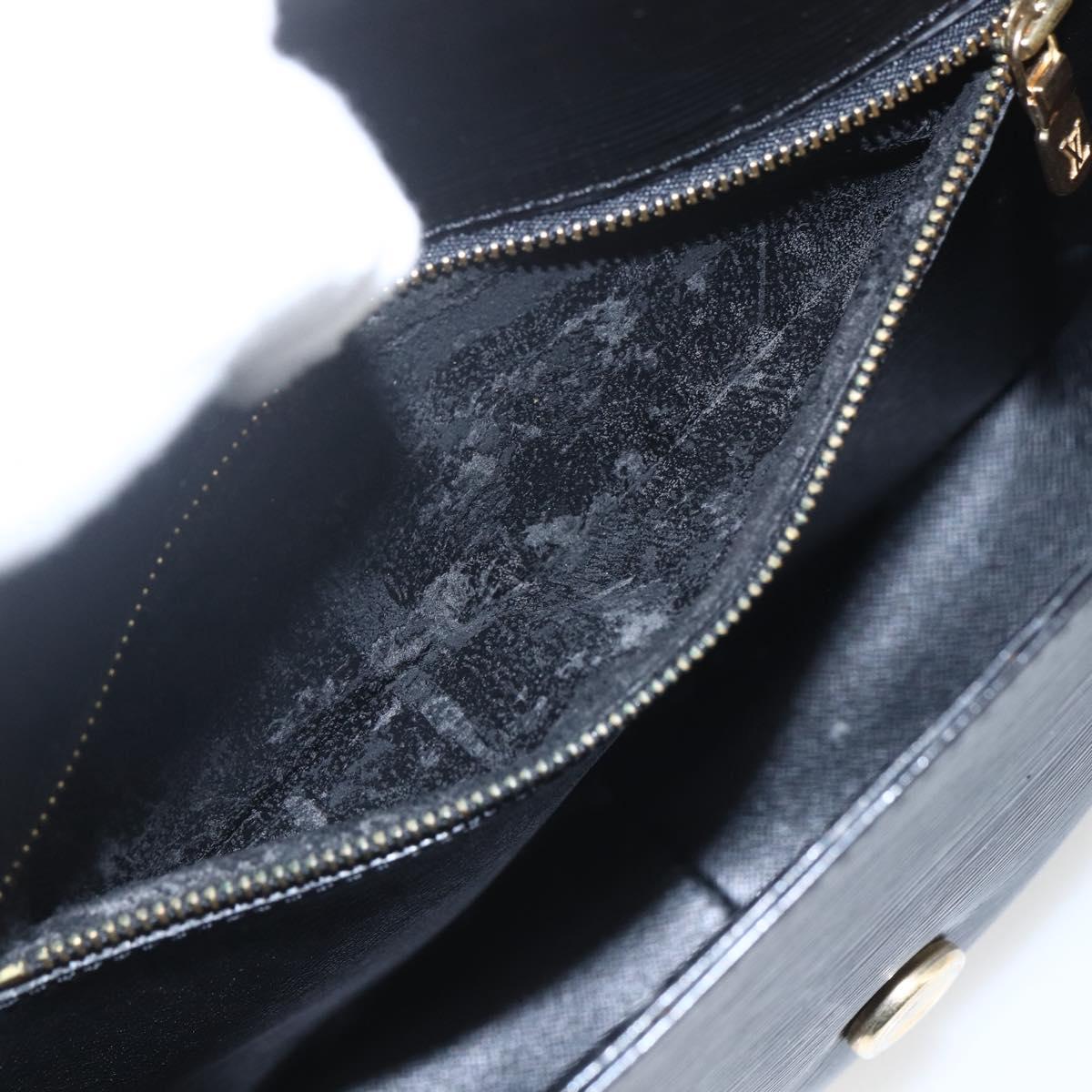 LOUIS VUITTON Epi Saint Cloud GM Shoulder Bag Black Noir M52192 LV Auth 164013A