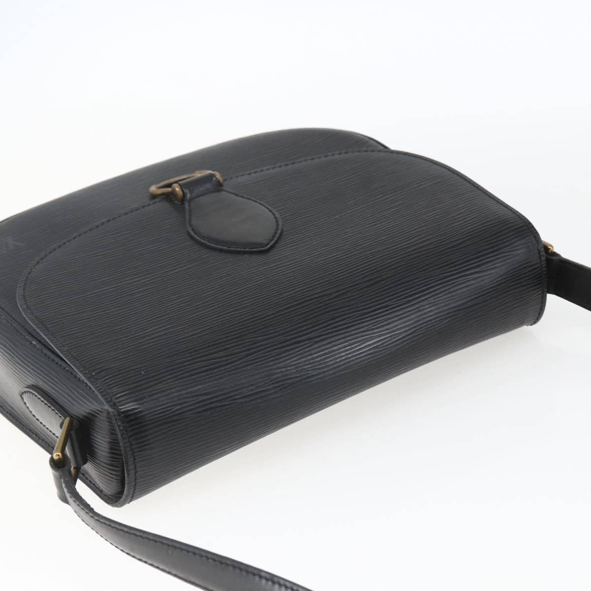 LOUIS VUITTON Epi Saint Cloud GM Shoulder Bag Black Noir M52192 LV Auth 164013A