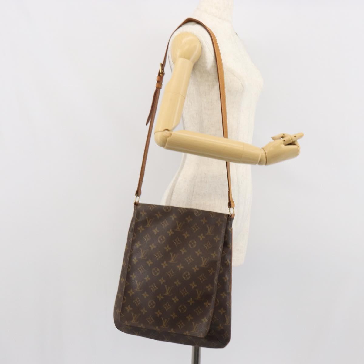 LOUIS VUITTON Monogram Musette Shoulder Bag M51256 LV Auth 164045