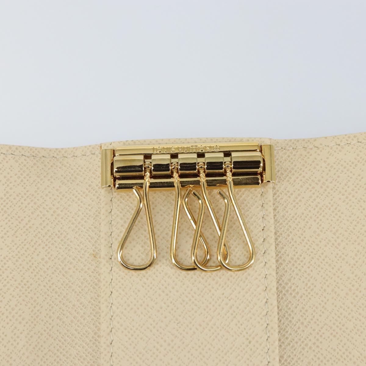 LOUIS VUITTON Damier Azur Multicles 4 Key Case N60020 LV Auth 164049V