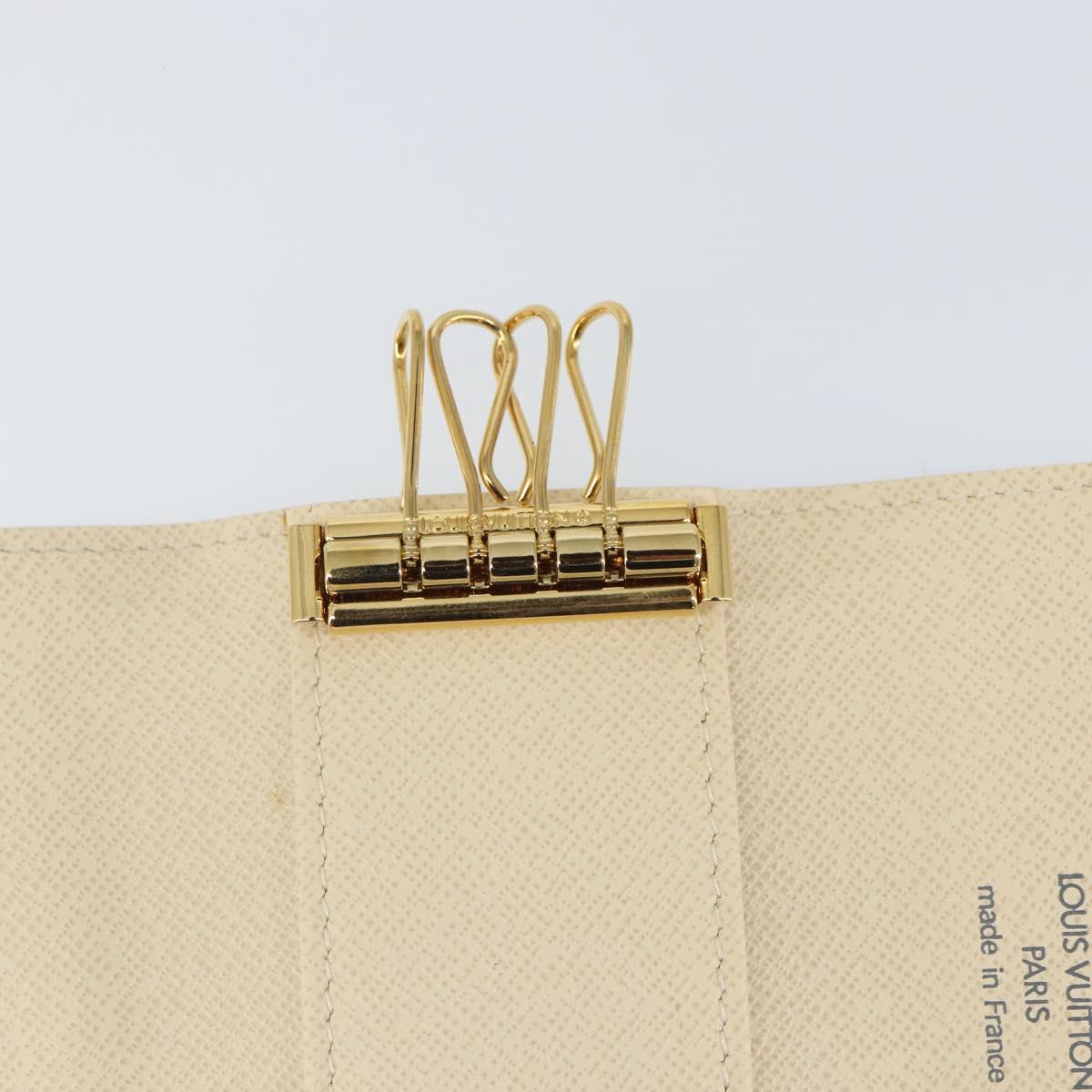LOUIS VUITTON Damier Azur Multicles 4 Key Case N60020 LV Auth 164049V