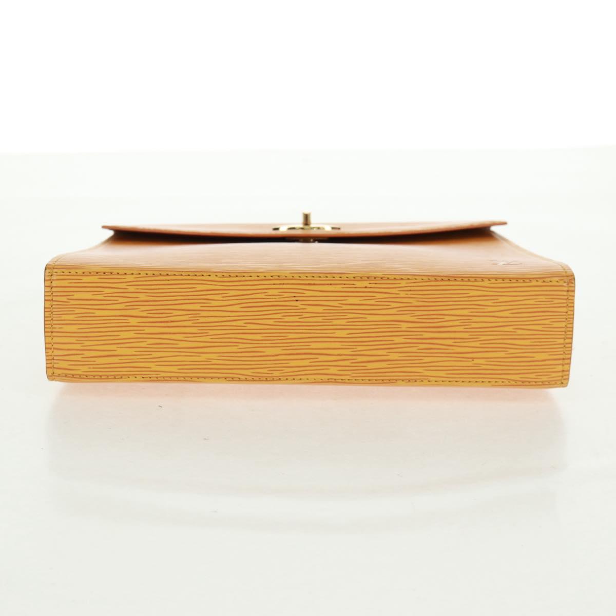 LOUIS VUITTON Epi Malesherbes Hand Bag Tassili Yellow Jonne M52379 Auth 164054A