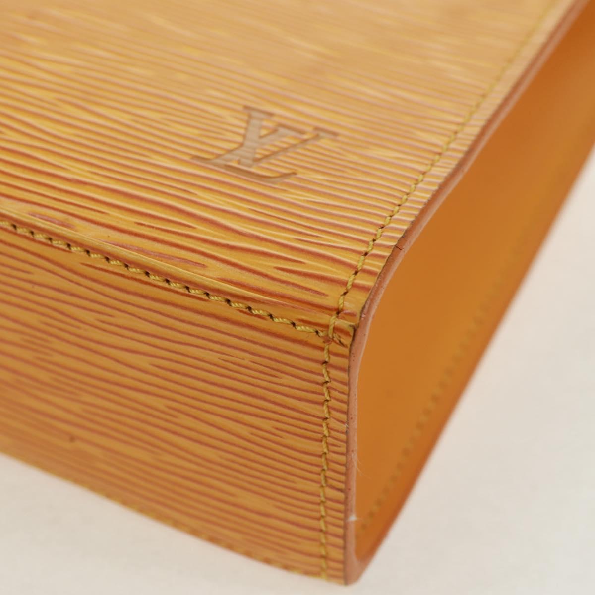 LOUIS VUITTON Epi Malesherbes Hand Bag Tassili Yellow Jonne M52379 Auth 164054A
