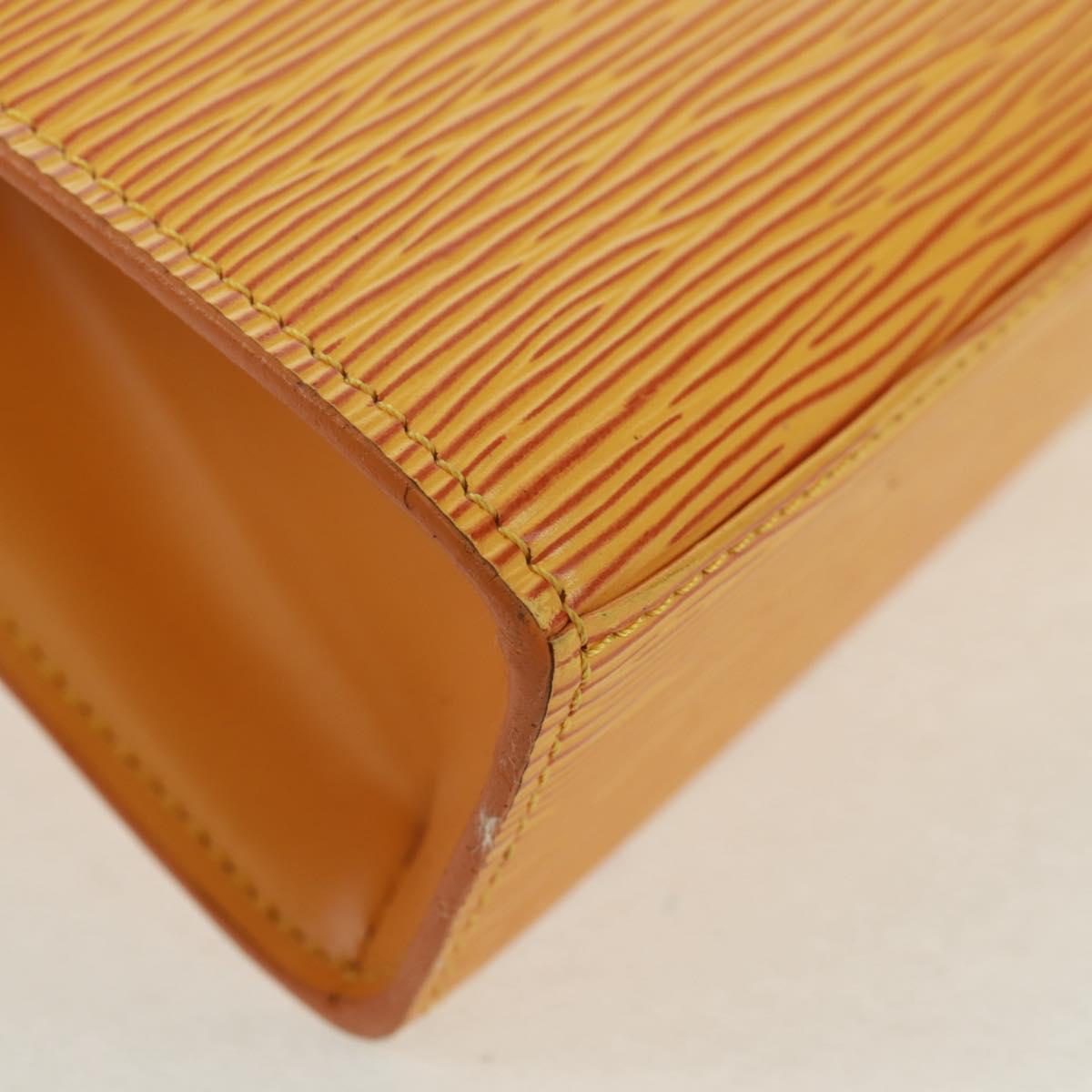 LOUIS VUITTON Epi Malesherbes Hand Bag Tassili Yellow Jonne M52379 Auth 164054A