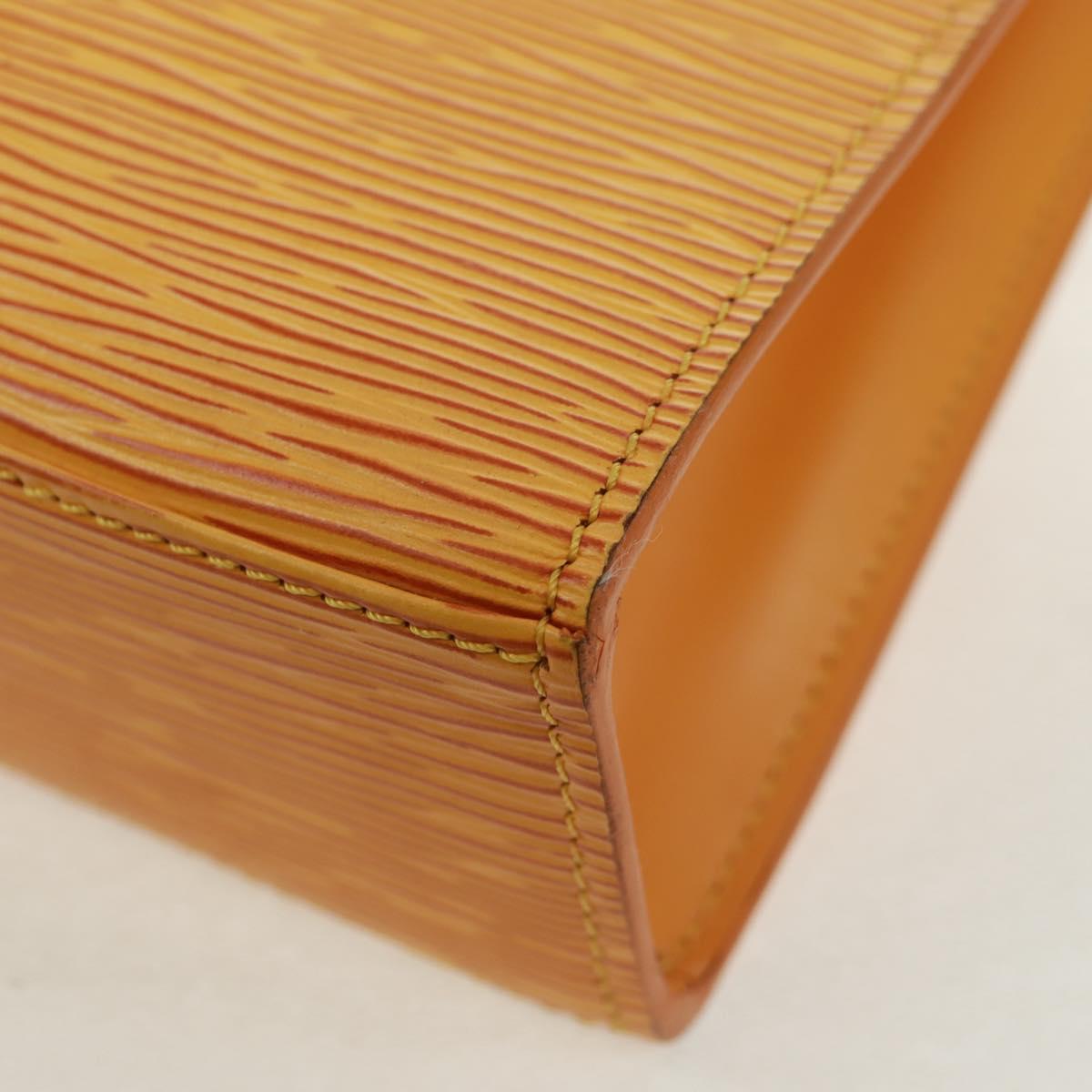 LOUIS VUITTON Epi Malesherbes Hand Bag Tassili Yellow Jonne M52379 Auth 164054A