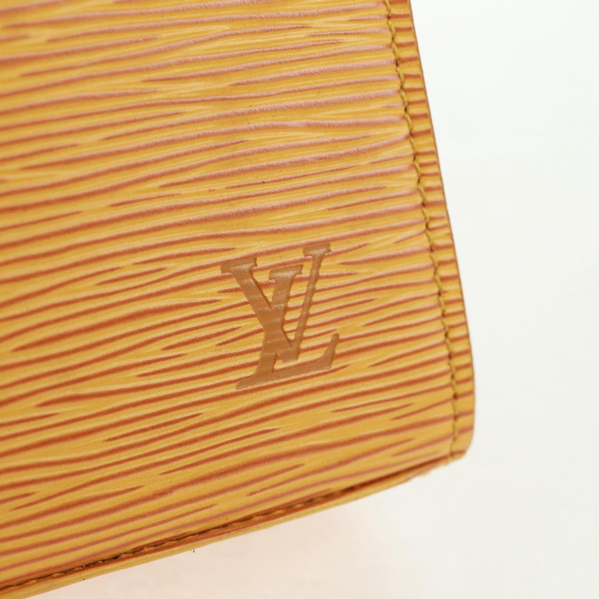 LOUIS VUITTON Epi Malesherbes Hand Bag Tassili Yellow Jonne M52379 Auth 164054A
