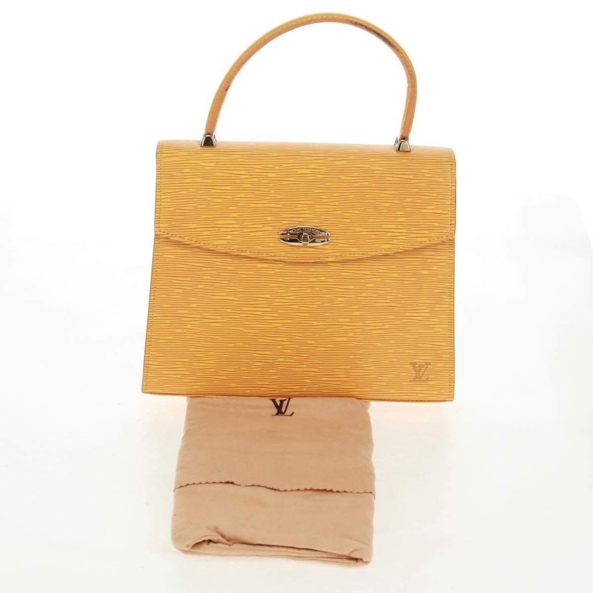 LOUIS VUITTON Epi Malesherbes Hand Bag Tassili Yellow Jonne M52379 Auth 164054A