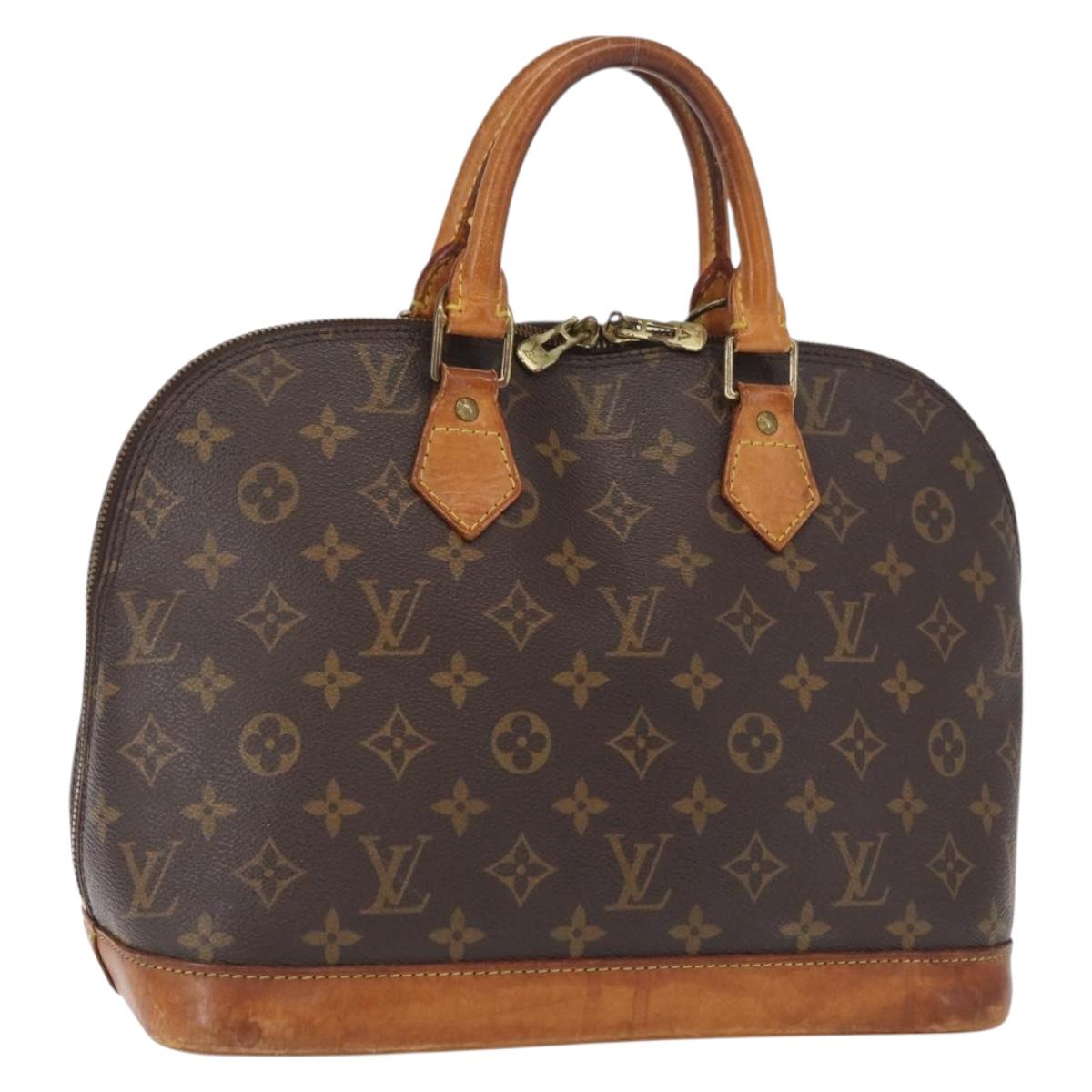 LOUIS VUITTON Monogram Alma Hand Bag M51130 LV Auth 164067